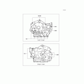 Схема вузла: Болти картера двигуна для Kawasaki VN800 Vulcan 800 Drifter