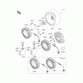 Схема вузла: Генератор для Kawasaki VN1500 VN1500 Classic Tourer