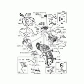 Схема вузла: Паливний бак для Kawasaki ZX1400 Ninja ZX-14R ABS