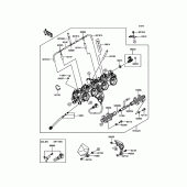Схема вузла: Throttle для Kawasaki ZR800 Z800 ABS
