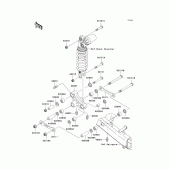Схема вузла: Задня підвіска для Kawasaki ZX636 Ninja ZX-6R