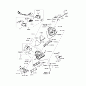 Схема вузла: Air cleaner(1/2) для Kawasaki ZX1000 Ninja ZX-10R ABS