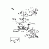Схема вузла: Side Covers/Chain Cover для Kawasaki ZX1400 Ninja ZX-14R ABS 30TH
