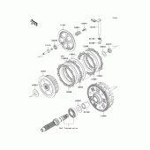 Схема вузла: Зчеплення для Kawasaki ER650 ER-6N ABS