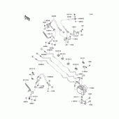 Схема узла: Brake piping для Kawasaki VN1700 VN1700 Voyager ABS