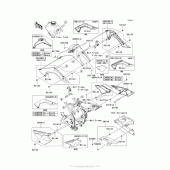 Схема узла: Side Covers/chain Cover для Kawasaki KLX140 KLX140