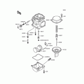 Схема вузла: Карбюратор parts (ZX900-A11sim) для Kawasaki ZX900 GPZ900R