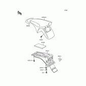 Схема вузла: Крило для Kawasaki KMX80 KSR-II
