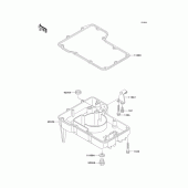 Схема вузла: Oil pan для Kawasaki ZX600 Ninja ZX-6