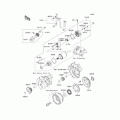 Схема вузла: Starter motor для Kawasaki KLX250 KLX250S