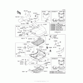 Схема вузла: Кофри (Trunk) для Kawasaki VN1700 Vulcan 1700 Voyager
