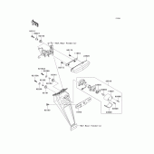 Схема узла: Taillight(s) для Kawasaki ZX600 Ninja ZX-6R