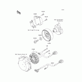 Схема узла: Генератор для Kawasaki ZX1400 Ninja ZX-14R