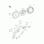 Схема вузла: Meter(s) для Kawasaki ZR1000 Z1000