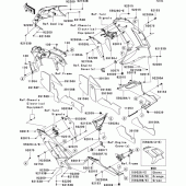 Схема вузла: Cowling lowers(p7f) для Kawasaki ZX600 Ninja ZX-6R