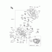 Схема вузла: Картер двигуна для Kawasaki KLX250 D-Tracker X