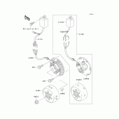 Схема узла: Генератор для Kawasaki KX500