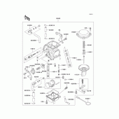 Схема вузла: Carburetor(1/2) для Kawasaki KL650 KLR650