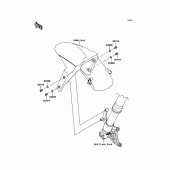 Схема узла: Переднее крыло для Kawasaki ZX1000 Ninja ZX-10R