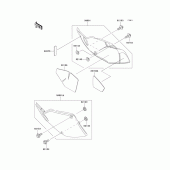 Схема вузла: Side covers для Kawasaki KLX300R