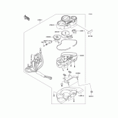 Схема узла: Измерительный прибор для Kawasaki BR125 Bajaj Wind