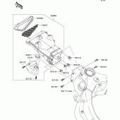 Схема узла: Air duct для Kawasaki ZX600 Ninja ZX-6RR