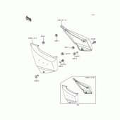 Схема узла: Крышка боковая для Kawasaki ZG1200 Voyager XII