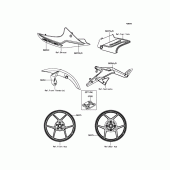 Схема вузла: Decals(Gray) для Kawasaki ER650 ER-6N ABS