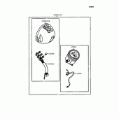 Схема вузла: Опція для Kawasaki EL250 Eliminator 250LX