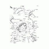 Схема вузла: Cowling(1/2)(inner) для Kawasaki VN1700 Vulcan 1700 Vaquero