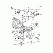 Схема вузла: Батарейний відсік для Kawasaki ZX400 ZZR400