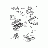 Схема вузла: Fuel Injection для Kawasaki ZX1000 Ninja H2