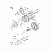 Схема вузла: Зчеплення для Kawasaki ZX1400 Ninja ZX-14