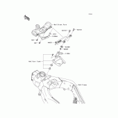 Схема вузла: Steering damper для Kawasaki ZX1000 Ninja ZX-10R