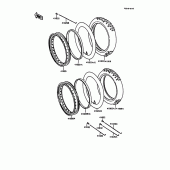Схема вузла: Шини для Kawasaki KMX125