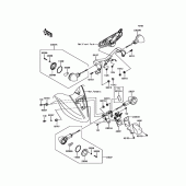 Схема вузла: Поворотники для Kawasaki VN900 Vulcan 900 Classic