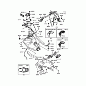 Схема узла: Топливный бак для Kawasaki BR125 Z125 Pro