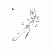 Схема вузла: Stand(s) для Kawasaki BR250 Z250SL