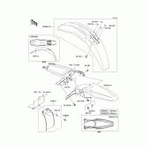 Схема вузла: Крило для Kawasaki KX450 KX450F