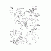 Схема вузла: Кріплення двигуна для Kawasaki EJ400 W400
