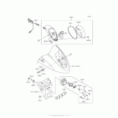 Схема вузла: Taillight(S) для Kawasaki VN900 Vulcan 900 Custom