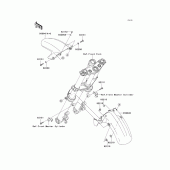 Схема узла: Переднее крыло для Kawasaki EX650 Ninja 650