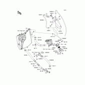 Схема узла: Water pipe для Kawasaki ZX1000 Ninja ZX-10R