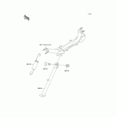Схема вузла: Stand(s) для Kawasaki KLX110 KLX110