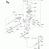 Схема вузла: Clutch master cylinder для Kawasaki VN1600 VN1600 Classic