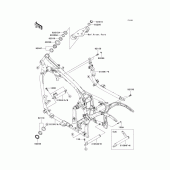 Схема вузла: Рама для Kawasaki VN900 Vulcan 900 Custom