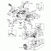Схема вузла: Обтічник для Kawasaki ZX1000 Ninja 1000 ABS