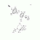 Схема вузла: Фара для Kawasaki VN250 Eliminator 250V