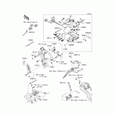 Схема вузла: Chassis electrical equipment(dcf-def) для Kawasaki KLX125 D-Tracker
