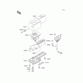 Схема вузла: Meter(s) для Kawasaki KL650 KLR650